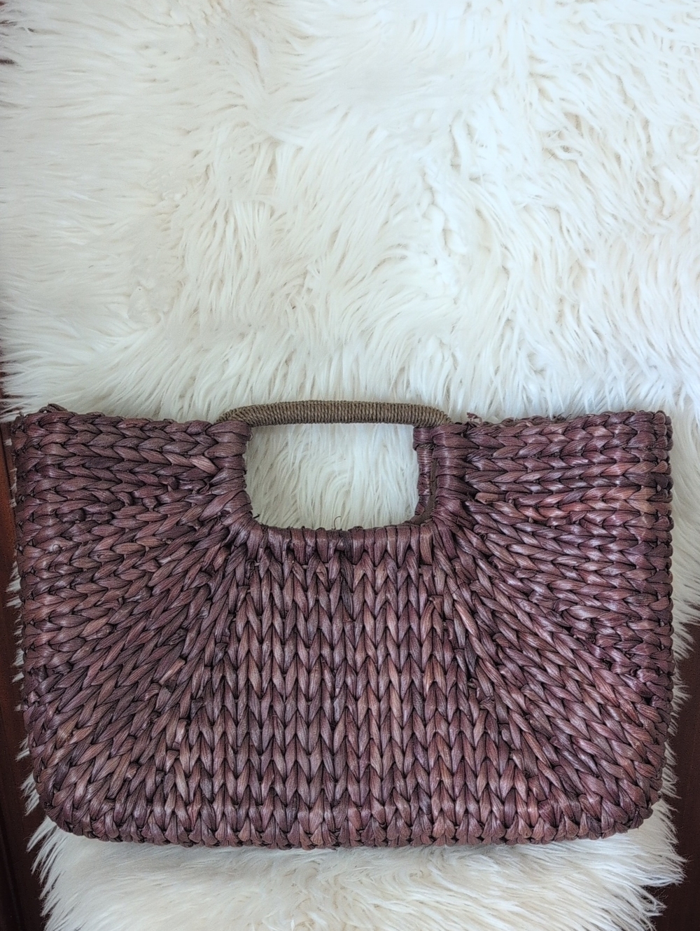 LARGE Woven Straw Tote Bag